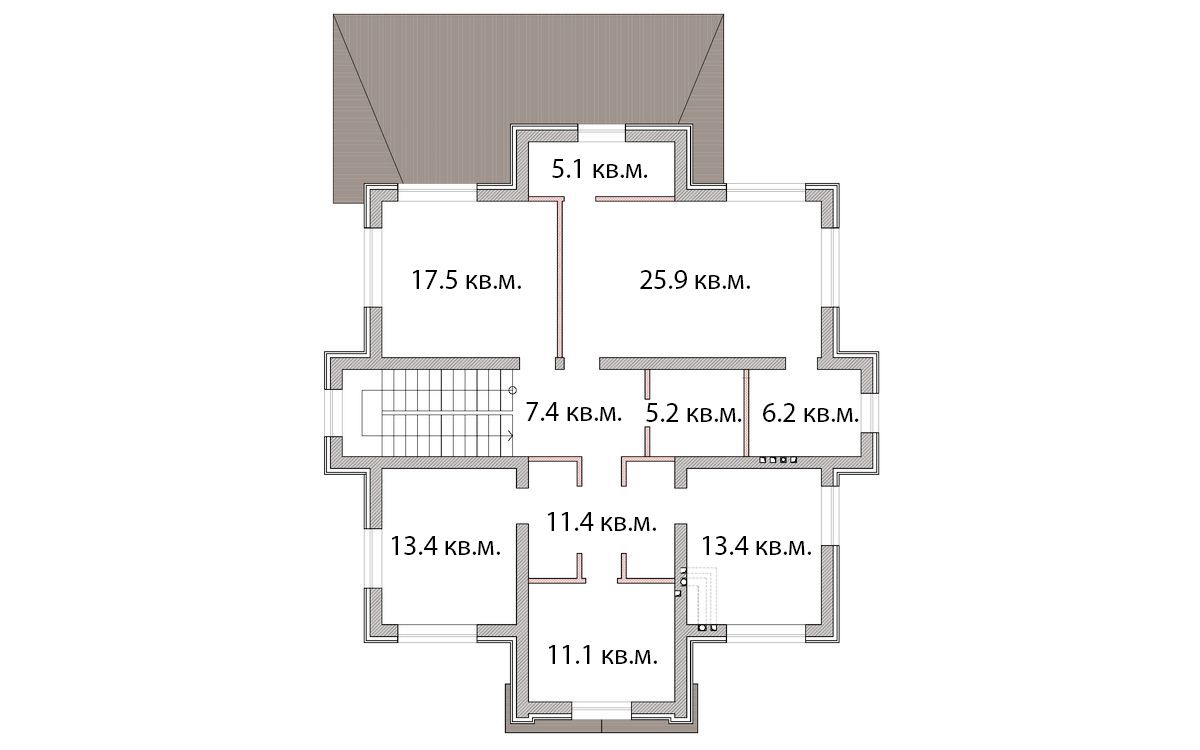 Планировка 2-го этажа