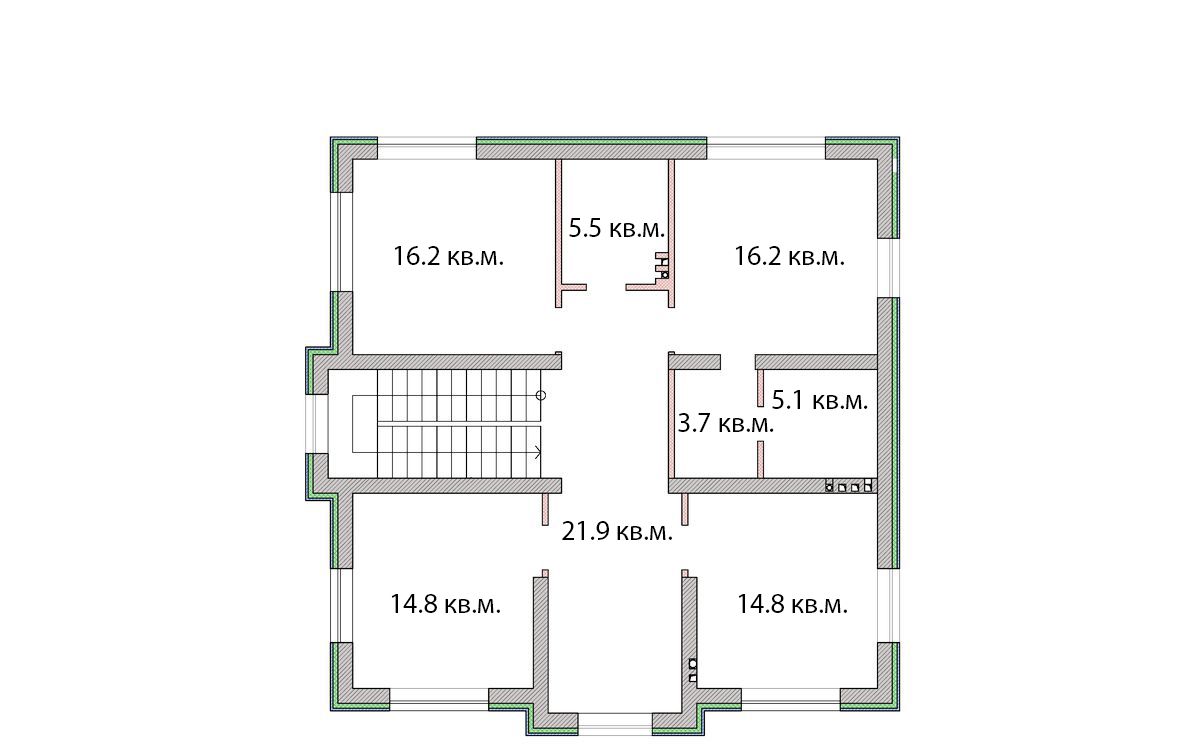 Планировка 2-го этажа
